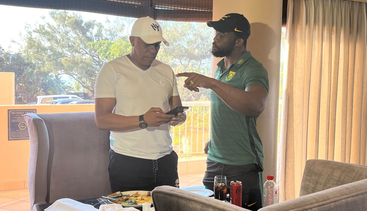 Doctor Khumalo and Siya Kolisi
