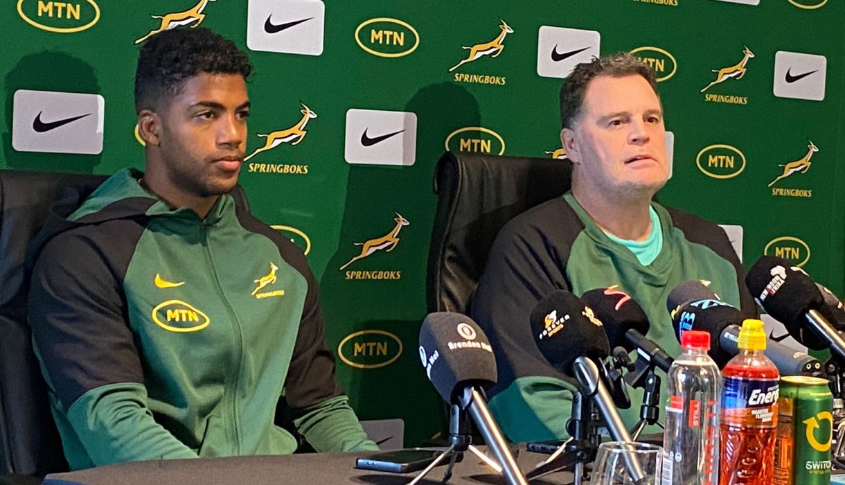 Canan Moddie and Rassie Erasmus