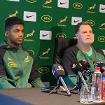 Canan Moddie and Rassie Erasmus