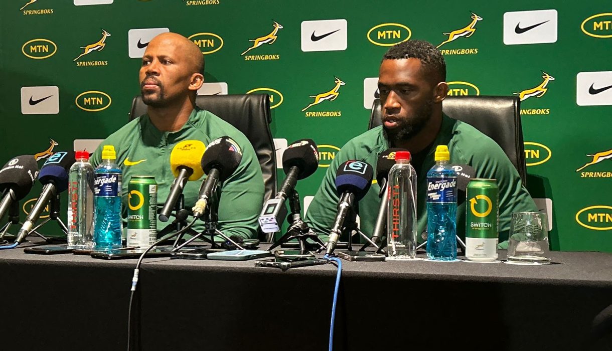 Mzwandile Stick and Siya Kolisi