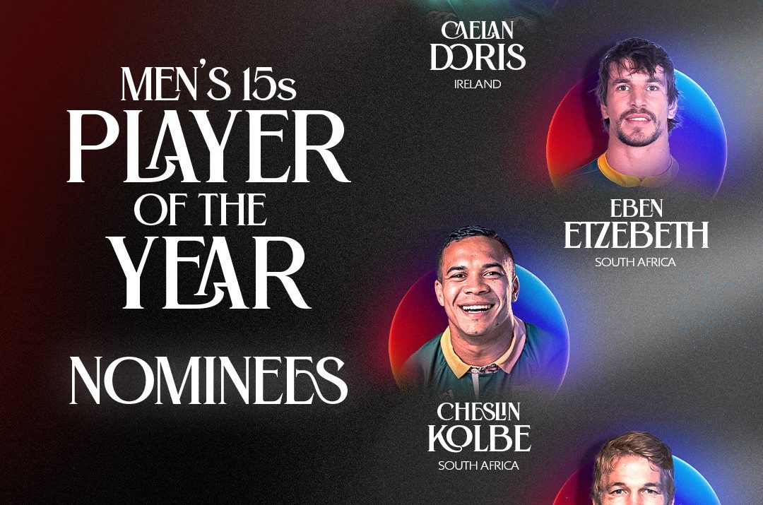 Four Springboks Nominated For World Rugby Awards