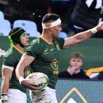 Chelsin Kolbe and Jesse Kriel