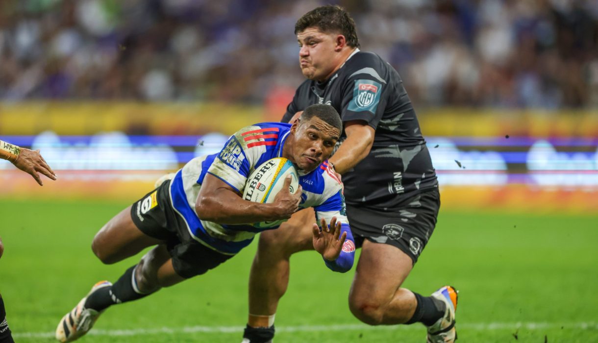 Damian Willemse and Eduan Swart in the URC match