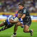 Damian Willemse and Eduan Swart in the URC match