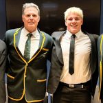 Rassie Erasmus and Siya Kolisi at SARU awards
