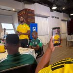 Siya Kolisi briefing Bafana Bafana
