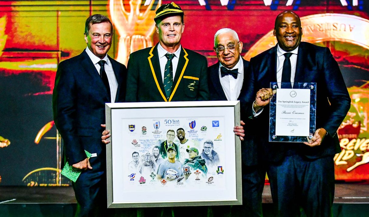 Erasmus Receives South Africa’s Highest National Honour For World Cup Legacy