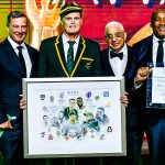 Rassie Erasmus with Order of Ikhamanga
