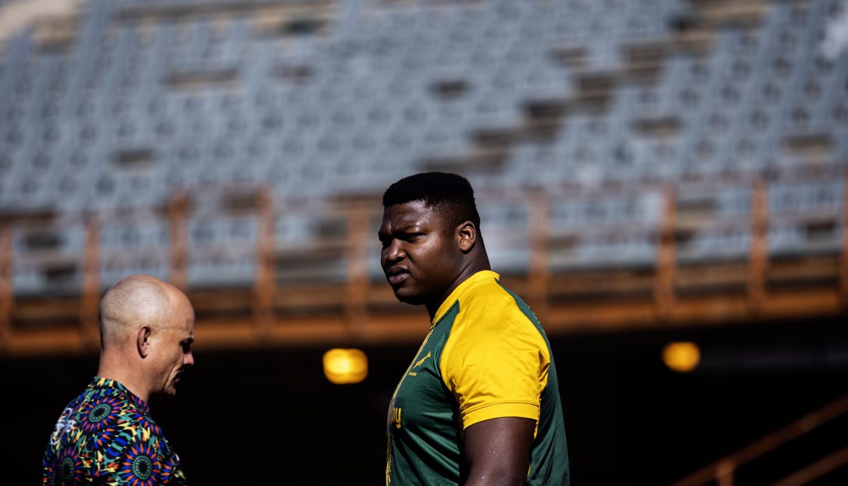 Ntuthuko Mchunu in Boks training