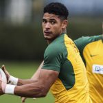 Sacha at training ahead of Argentina