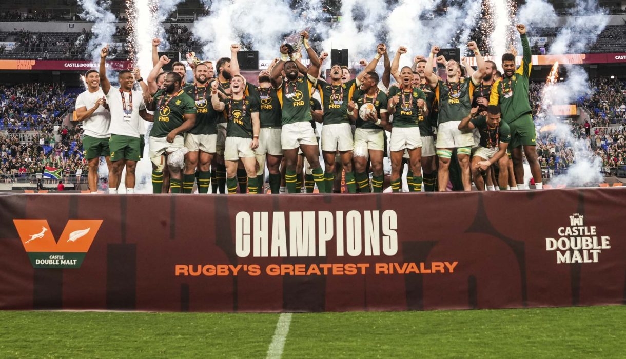 Springboks lift Rugby's Greates Rivalry trophy